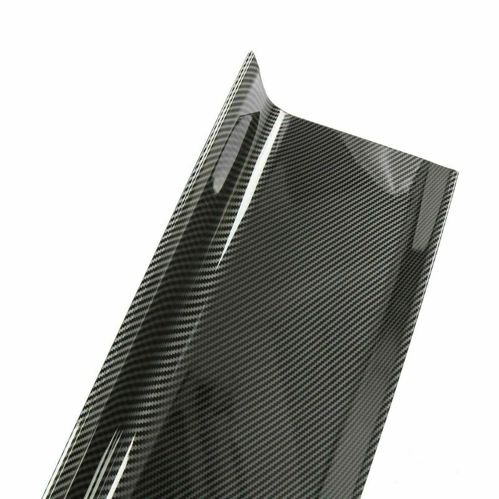FOR 2015-2021-2023 FORD MUSTANG CARBON FIBER LOOK TRUNK PANEL DECKLID TRIM COVER