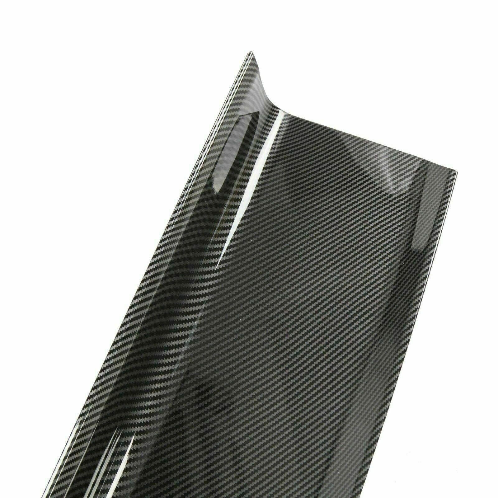 FOR 2015-2021-2023 FORD MUSTANG CARBON FIBER LOOK TRUNK PANEL DECKLID TRIM COVER