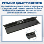 FOR 2015-2021-2023 FORD MUSTANG CARBON FIBER LOOK TRUNK PANEL DECKLID TRIM COVER