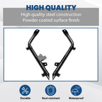 Lowered Bracket Black Ultra Low Seat Frame Bars For Honda 03-20 Ruckus 50/Zoomer