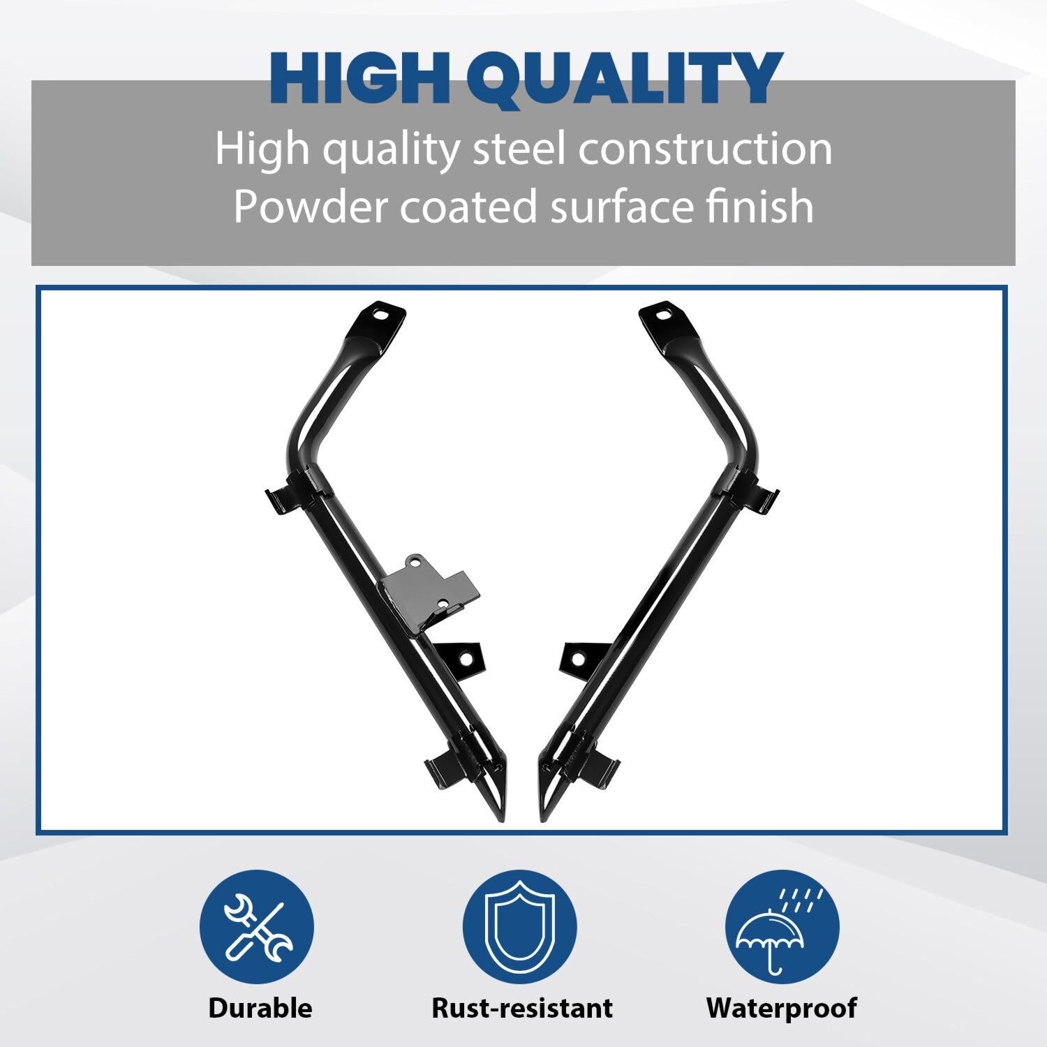 Lowered Bracket Black Ultra Low Seat Frame Bars For Honda 03-20 Ruckus 50/Zoomer