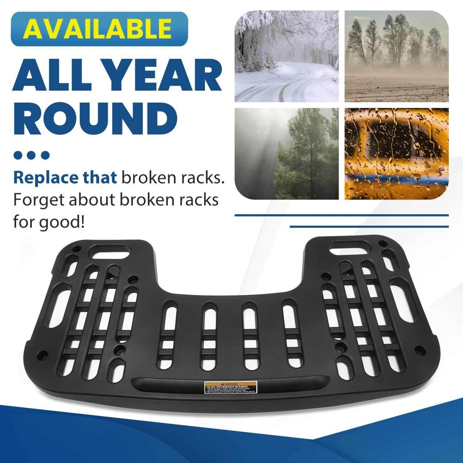 Front Rack Black Fit For 1995-2004 Polaris Magnum 325 330 500 700 Sportsman 335