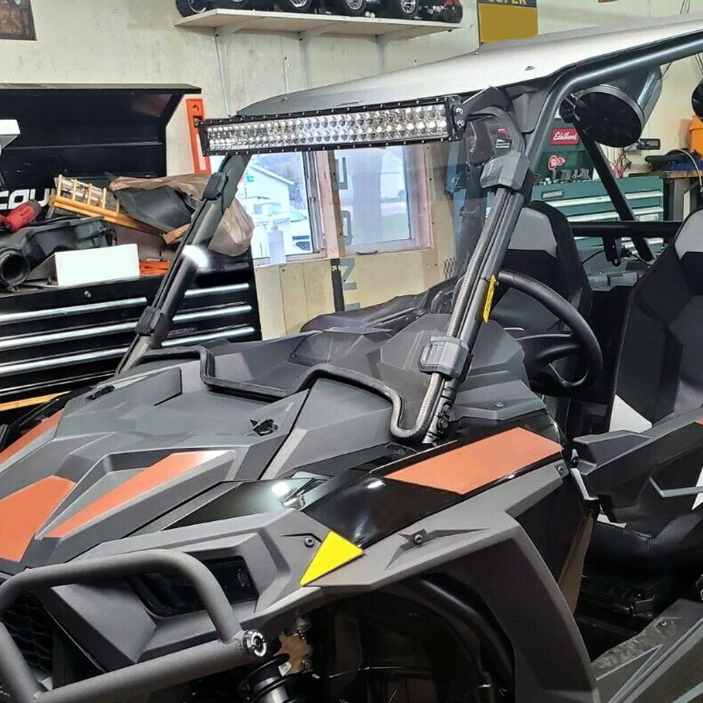 For 2019-2023 Polaris RZR XP Turbo 4 1000 Front Clear Full Windshield Windscreen