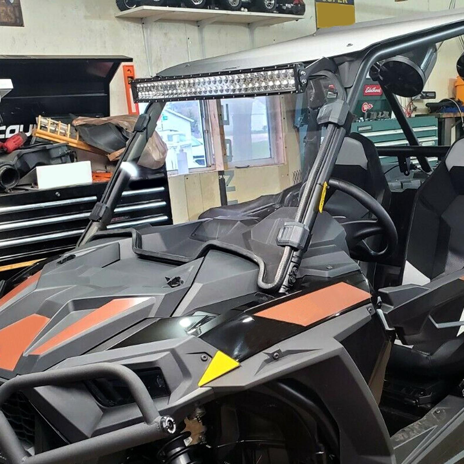 For 2019-2023 Polaris RZR XP Turbo 4 1000 Front Clear Full Windshield Windscreen