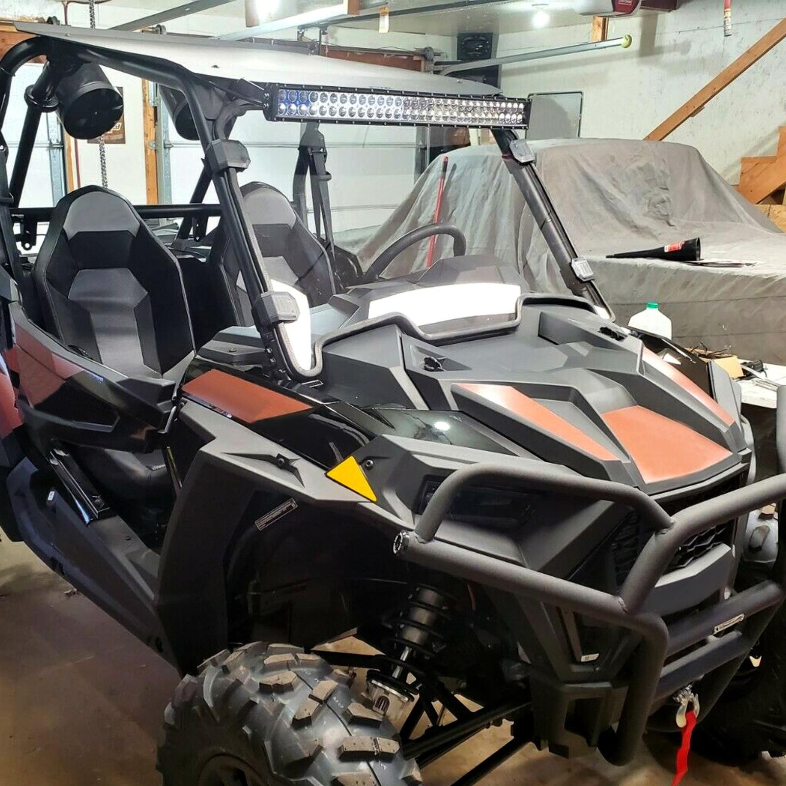 For 2019-2023 Polaris RZR XP Turbo 4 1000 Front Clear Full Windshield Windscreen
