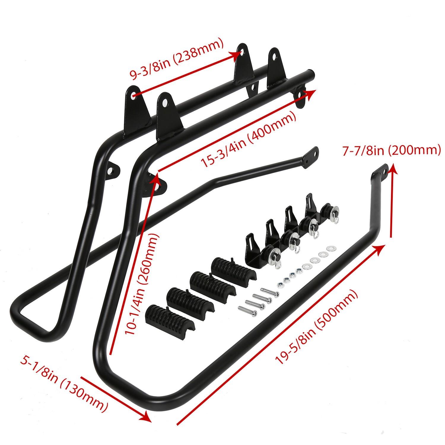 Hard Saddlebags Saddle Bag Conversion Bracket Mount For Harley Softail Fatboy
