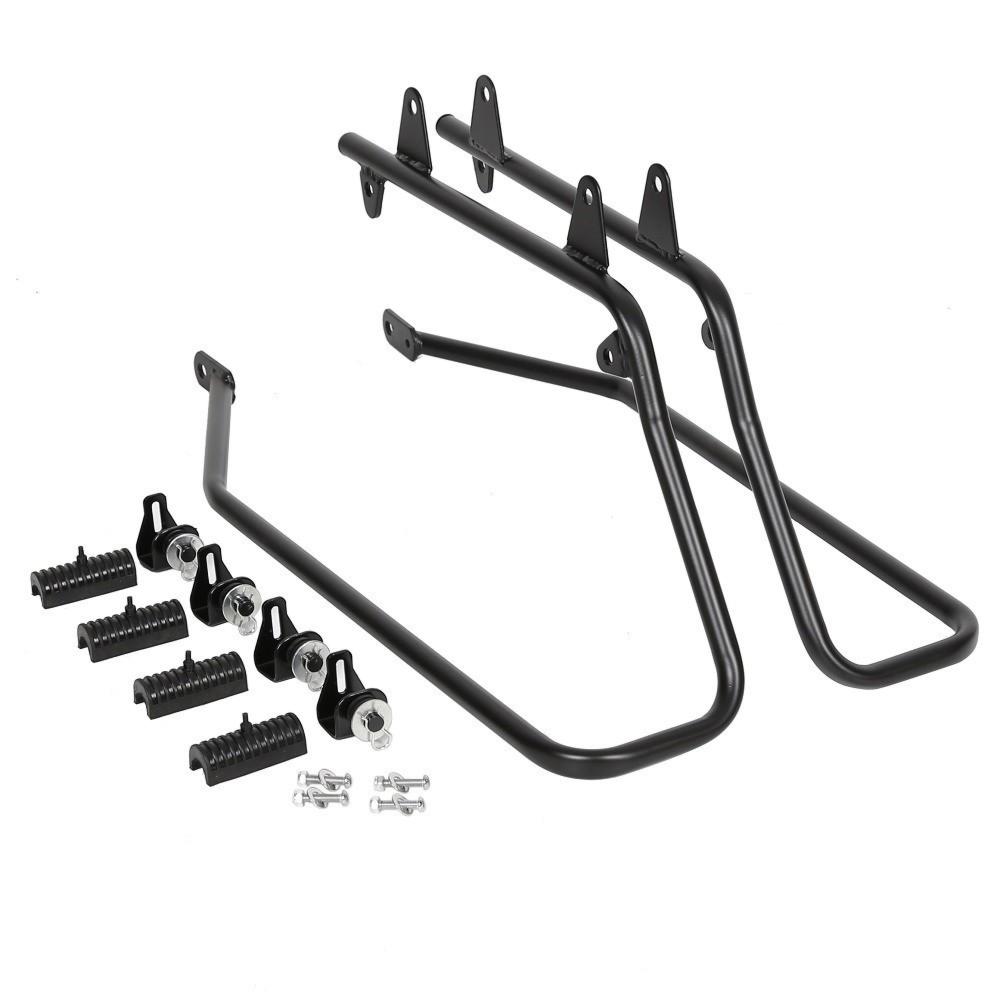 Hard Saddlebags Saddle Bag Conversion Bracket Mount For Harley Softail Fatboy