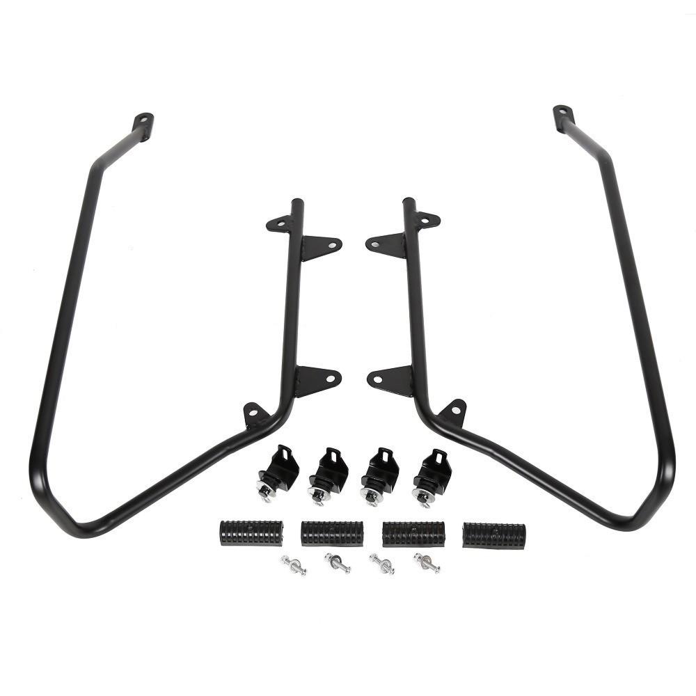 Hard Saddlebags Saddle Bag Conversion Bracket Mount For Harley Softail Fatboy