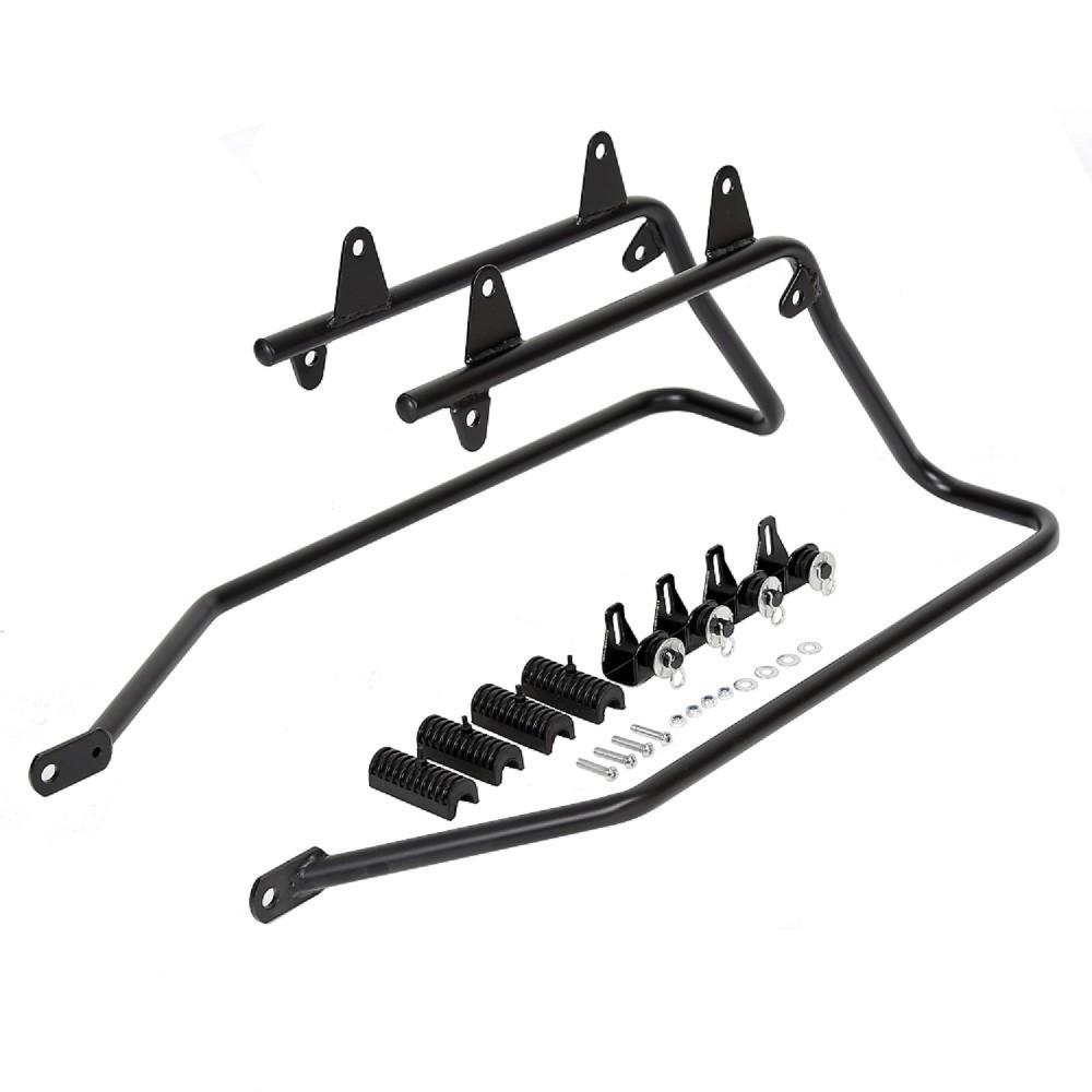 Hard Saddlebags Saddle Bag Conversion Bracket Mount For Harley Softail Fatboy