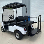 Rear Flip Seat Kit Back Seat w/Grab Bar For Club Car DS 2000-2013 Golf Cart