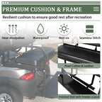 Rear Flip Seat Kit Back Seat w/Grab Bar For Club Car DS 2000-2013 Golf Cart