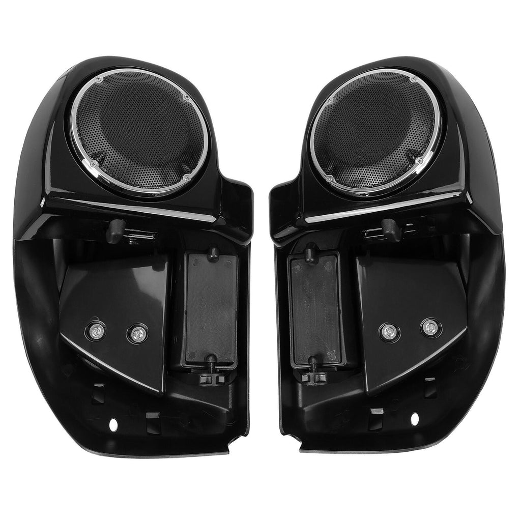 Lower Fairing 6.5" Speaker Box Pod Fit For Harley Touring 	Street Glide 14-24
