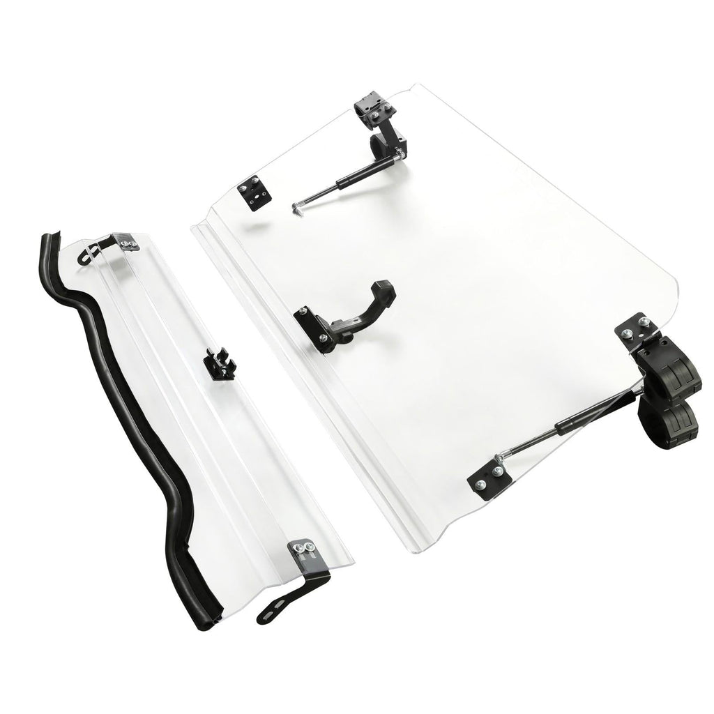 For 14-18 Polaris RZR XP 1000 /S4 S RZR 900 Full Flip Up Split Windshield 2-IN-1
