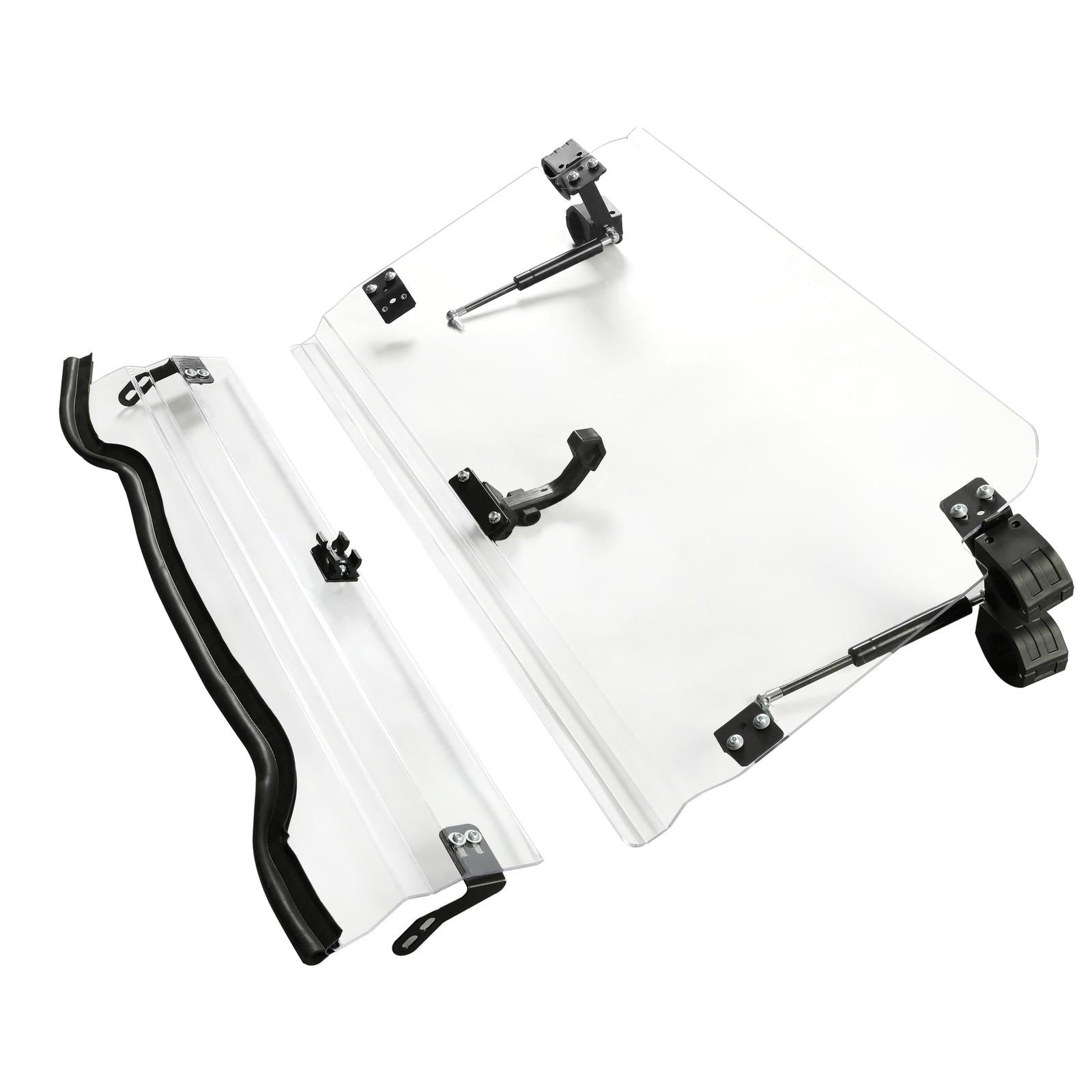 For 14-18 Polaris RZR XP 1000 /S4 S RZR 900 Full Flip Up Split Windshield 2-IN-1