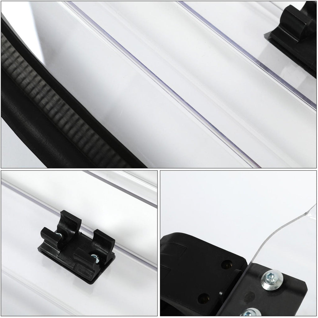 For 14-18 Polaris RZR XP 1000 /S4 S RZR 900 Full Flip Up Split Windshield 2-IN-1