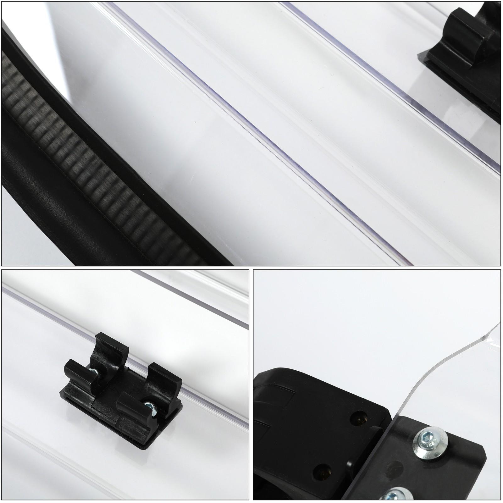 For 14-18 Polaris RZR XP 1000 /S4 S RZR 900 Full Flip Up Split Windshield 2-IN-1