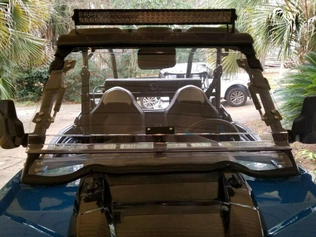 For 14-18 Polaris RZR XP 1000 /S4 S RZR 900 Full Flip Up Split Windshield 2-IN-1