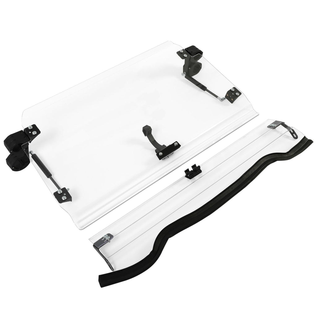 For 14-18 Polaris RZR XP 1000 /S4 S RZR 900 Full Flip Up Split Windshield 2-IN-1