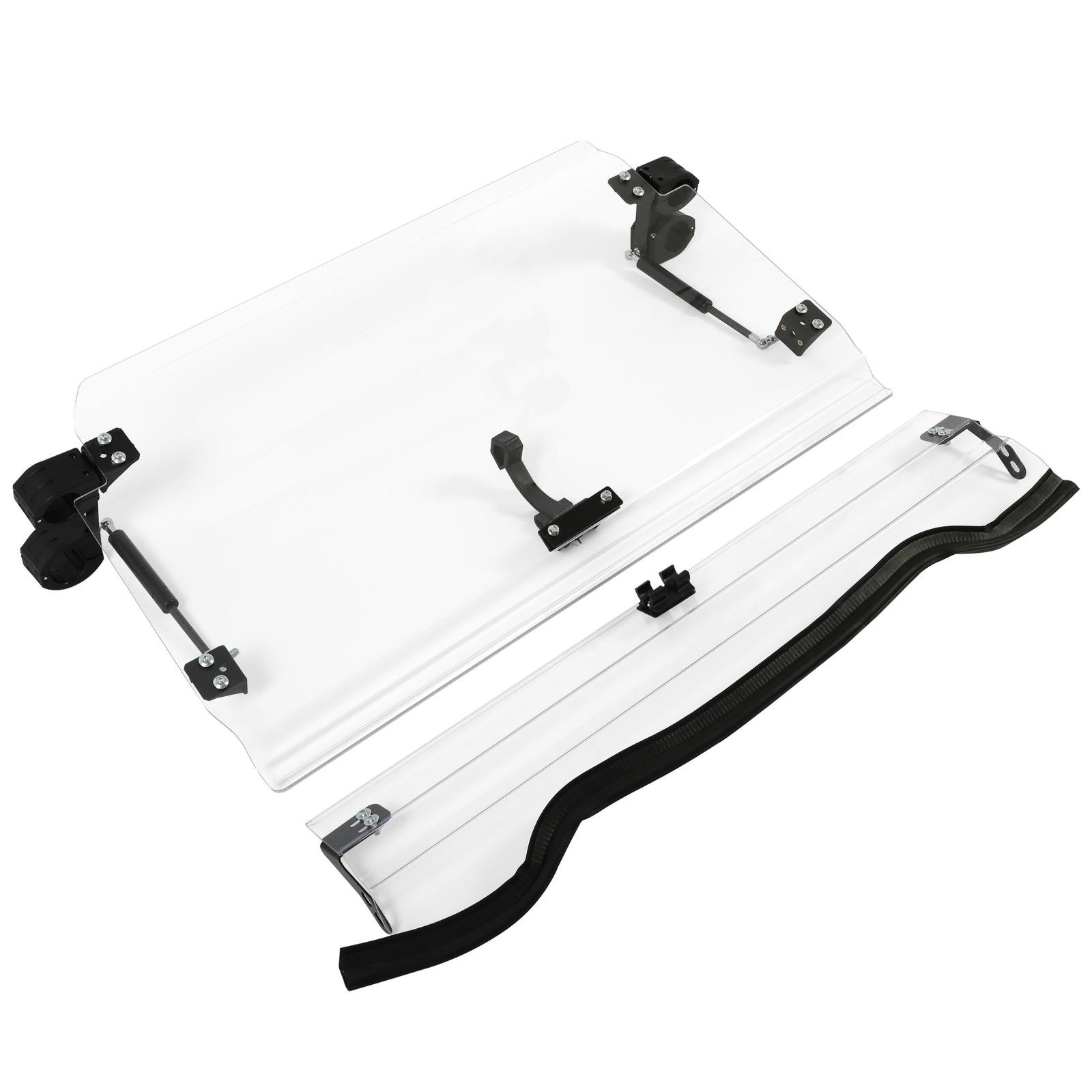 For 14-18 Polaris RZR XP 1000 /S4 S RZR 900 Full Flip Up Split Windshield 2-IN-1