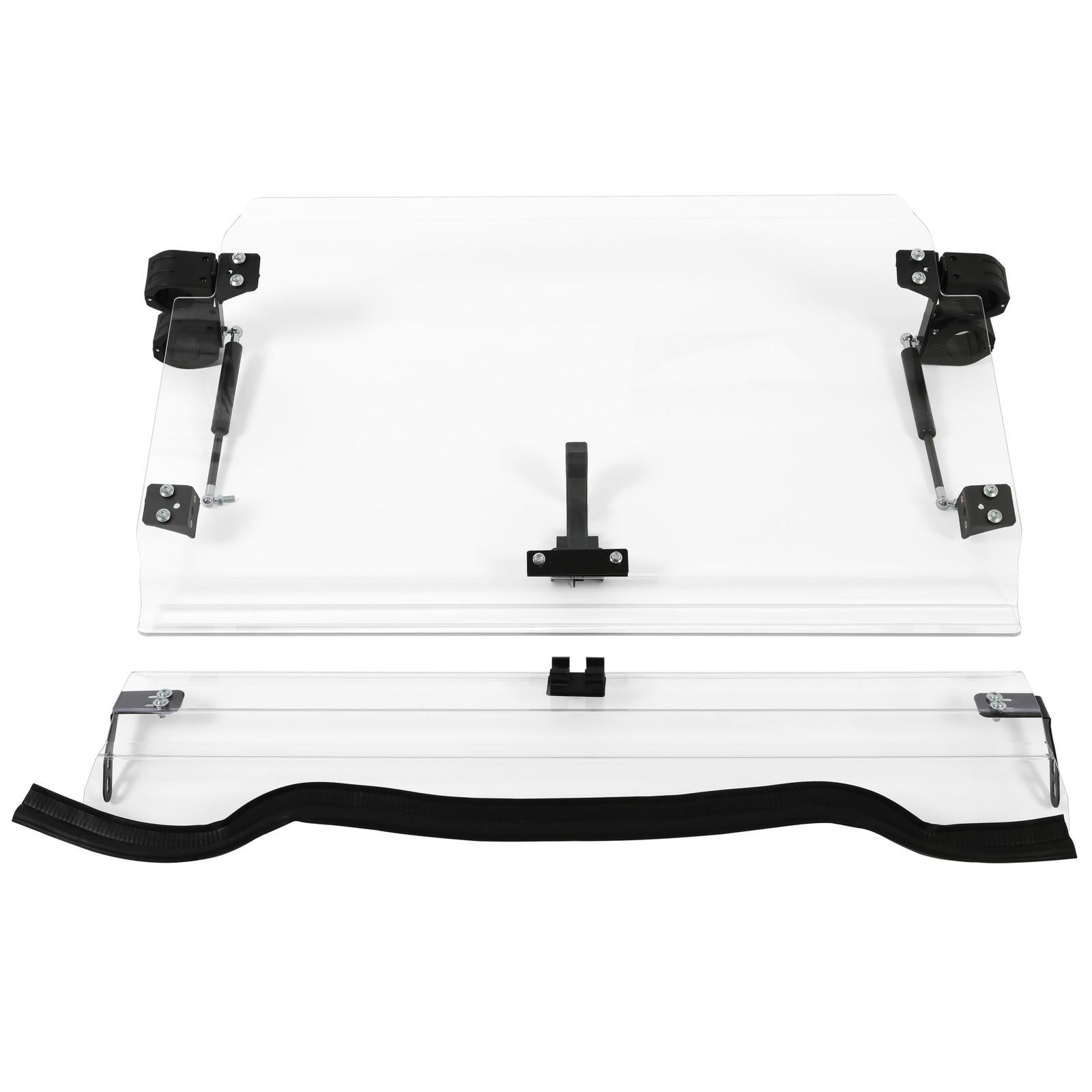 For 14-18 Polaris RZR XP 1000 /S4 S RZR 900 Full Flip Up Split Windshield 2-IN-1