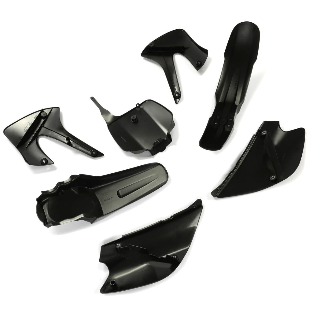 Restyled Plastics Kit Set Black For Kawasaki KX85 KX100 2001-2013 Motorcycle