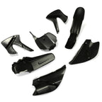 Restyled Plastics Kit Set Black For Kawasaki KX85 KX100 2001-2013 Motorcycle