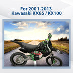 Restyled Plastics Kit Set Black For Kawasaki KX85 KX100 2001-2013 Motorcycle