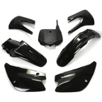 Restyled Plastics Kit Set Black For Kawasaki KX85 KX100 2001-2013 Motorcycle