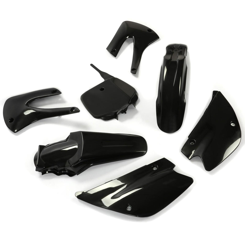 Restyled Plastics Kit Set Black For Kawasaki KX85 KX100 2001-2013 Motorcycle