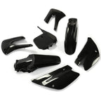 Restyled Plastics Kit Set Black For Kawasaki KX85 KX100 2001-2013 Motorcycle