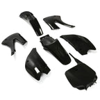Restyled Plastics Kit Set Black For Kawasaki KX85 KX100 2001-2013 Motorcycle