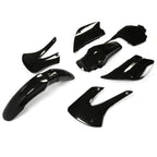 Restyled Plastics Kit Set Black For Kawasaki KX85 KX100 2001-2013 Motorcycle