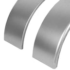 Pair of Steel Round Single Axle Trailer Fenders & Fender Backs For 14"-16" Wheel