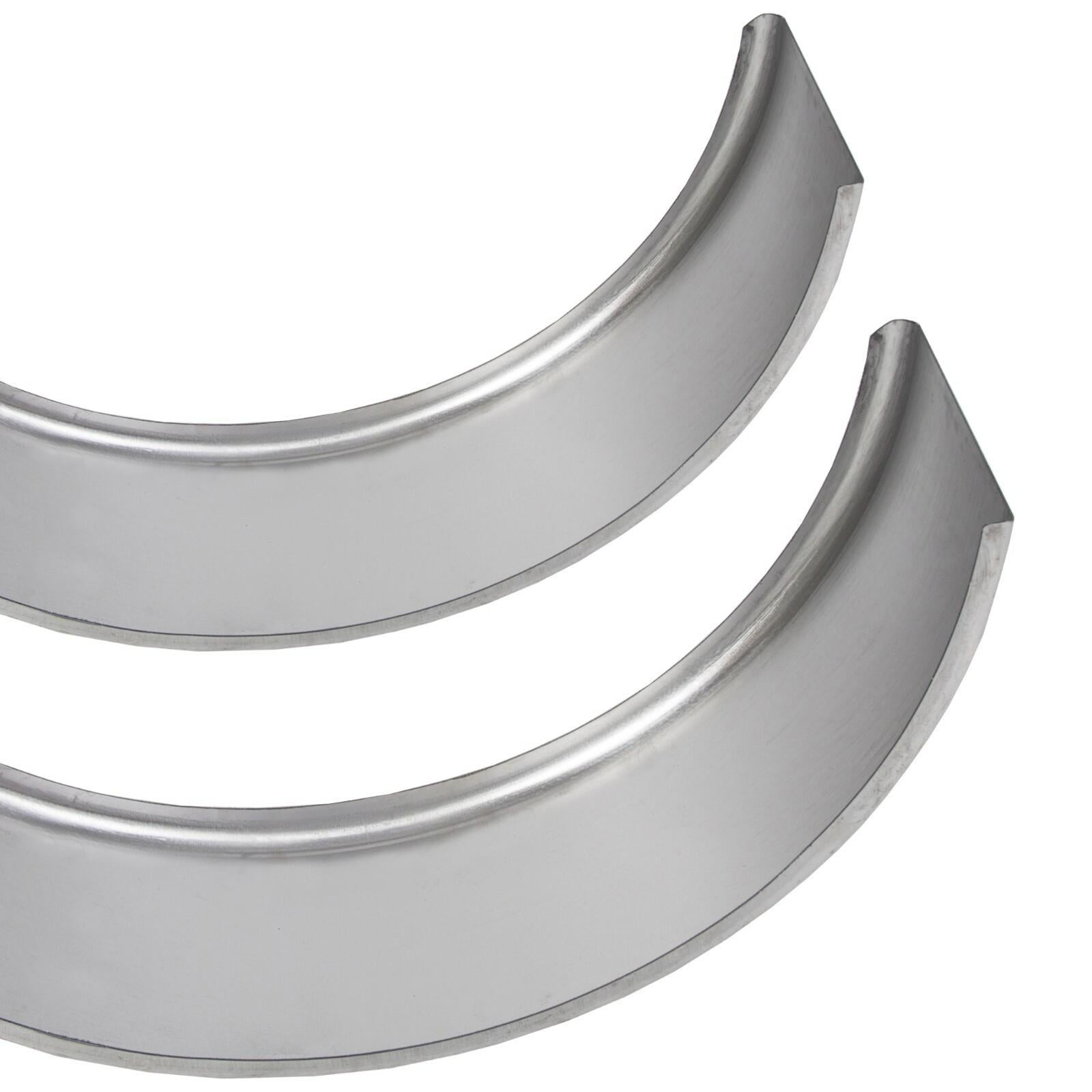 Pair of Steel Round Single Axle Trailer Fenders & Fender Backs For 14"-16" Wheel