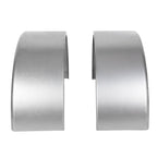 Pair of Steel Round Single Axle Trailer Fenders & Fender Backs For 14"-16" Wheel