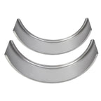 Pair of Steel Round Single Axle Trailer Fenders & Fender Backs For 14"-16" Wheel