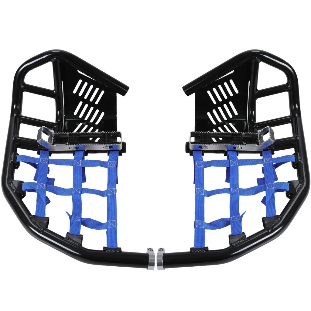 For Honda TRX 450R 450ER Sportrax 450 All Year Nerf Bars Pro Peg Heel Guard Blue