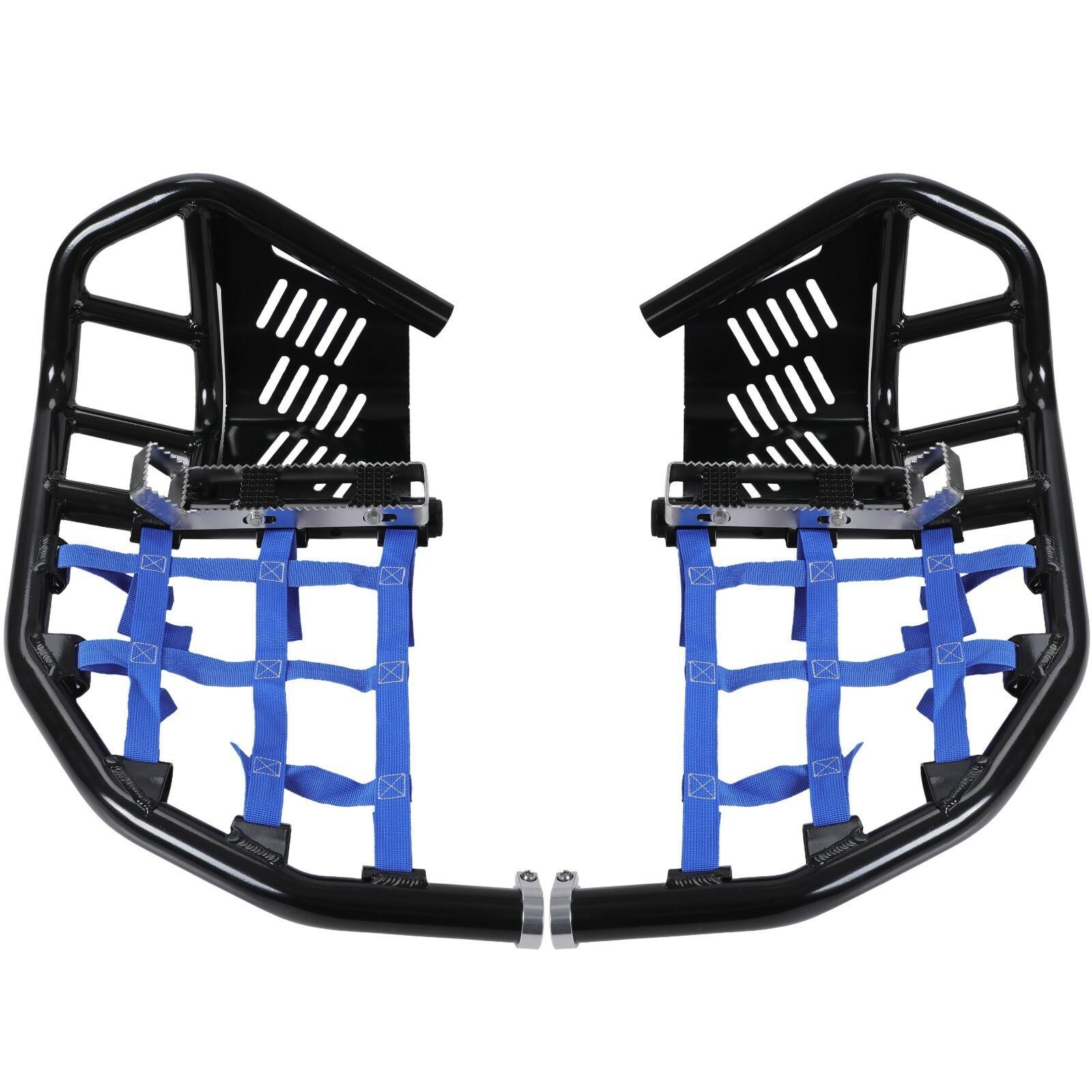 For Honda TRX 450R 450ER Sportrax 450 All Year Nerf Bars Pro Peg Heel Guard Blue