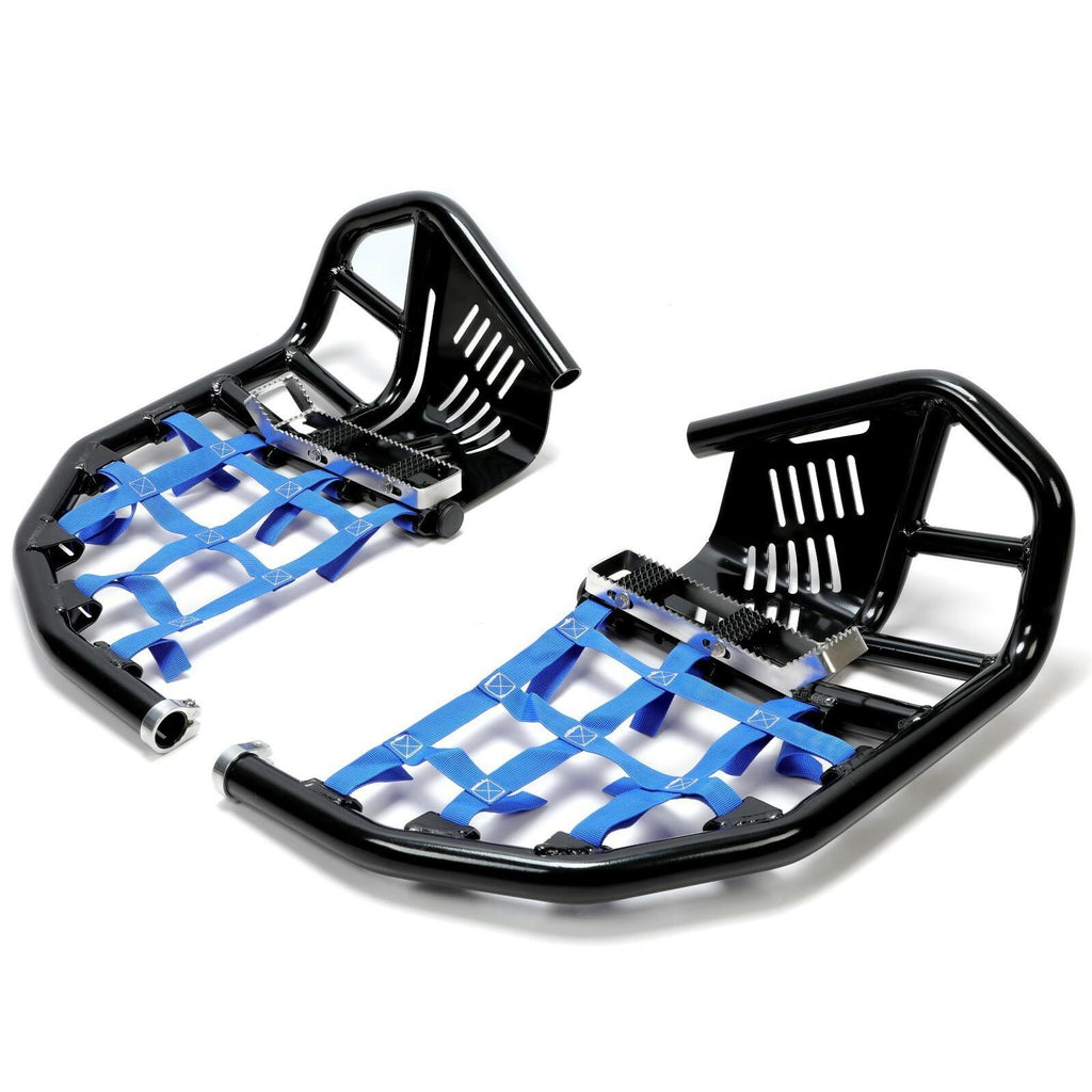For Honda TRX 450R 450ER Sportrax 450 All Year Nerf Bars Pro Peg Heel Guard Blue