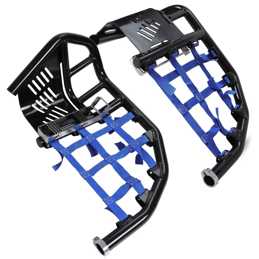 For Honda TRX 450R 450ER Sportrax 450 All Year Nerf Bars Pro Peg Heel Guard Blue