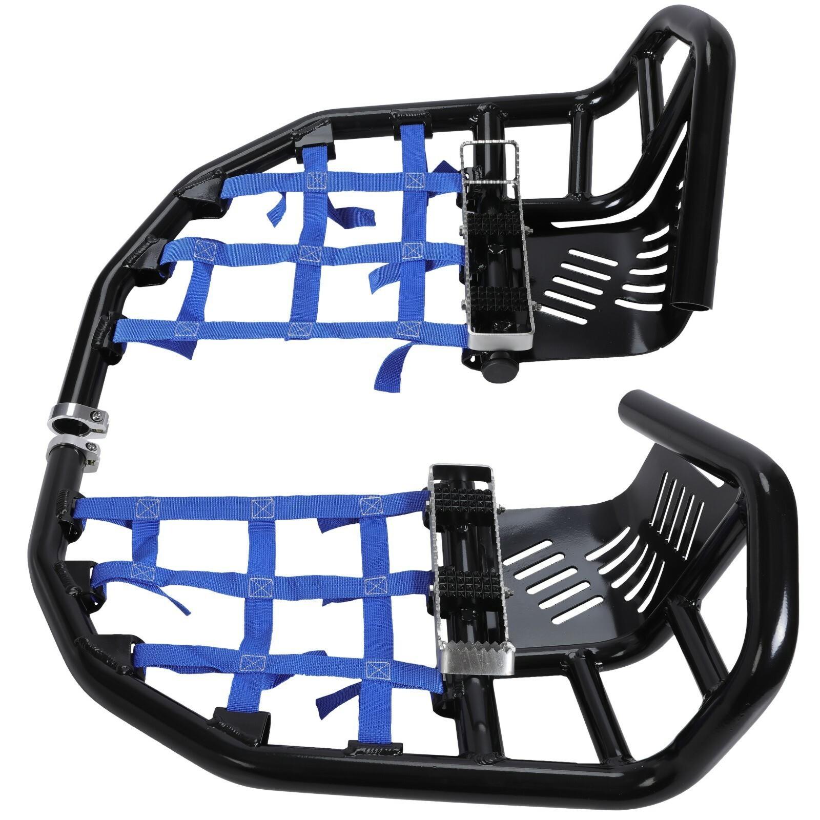 For Honda TRX 450R 450ER Sportrax 450 All Year Nerf Bars Pro Peg Heel Guard Blue