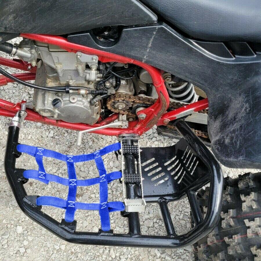 For Honda TRX 450R 450ER Sportrax 450 All Year Nerf Bars Pro Peg Heel Guard Blue