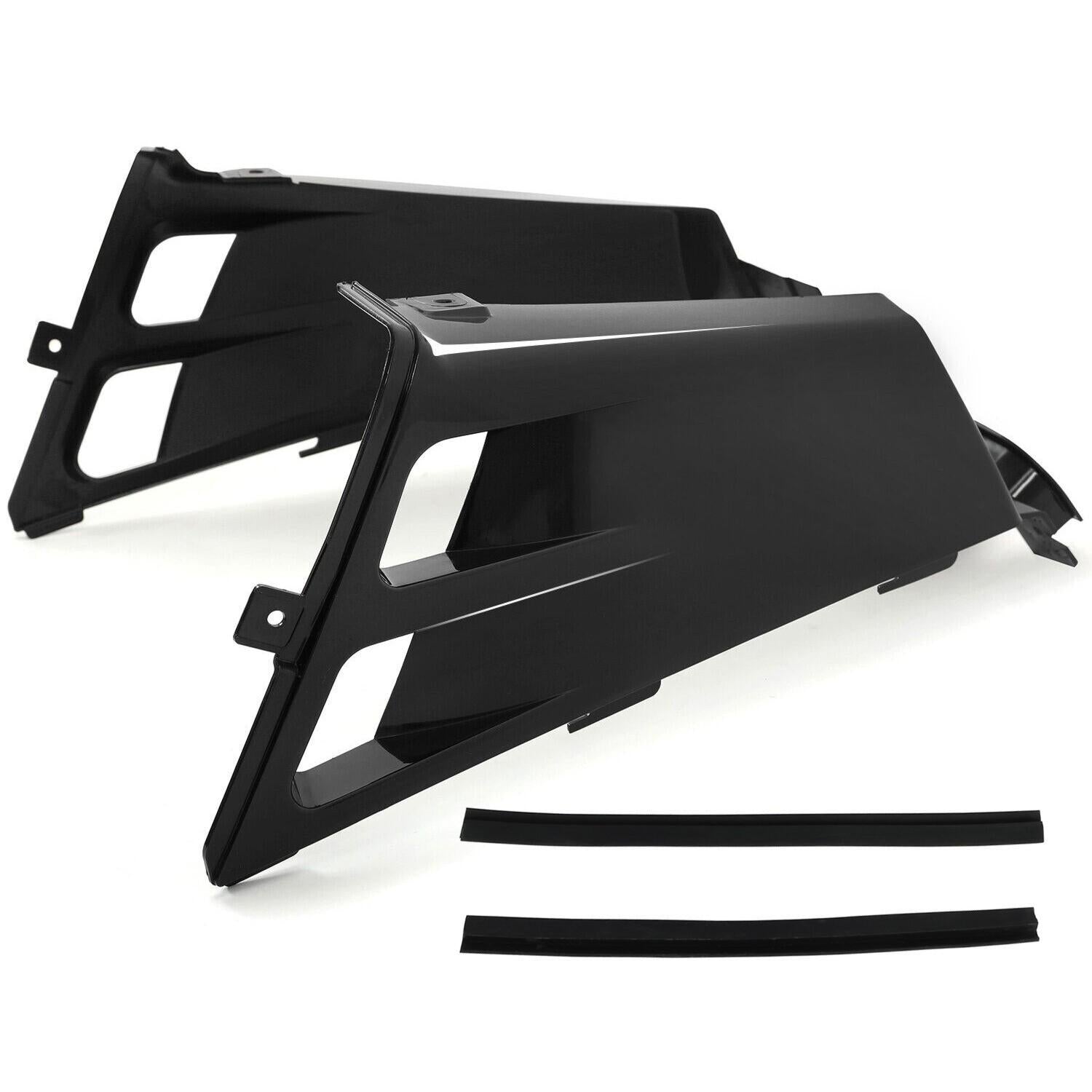 For Yamaha Banshee 350 Gas Tank Side Covers Plastic Wrap 1987-2006 Black