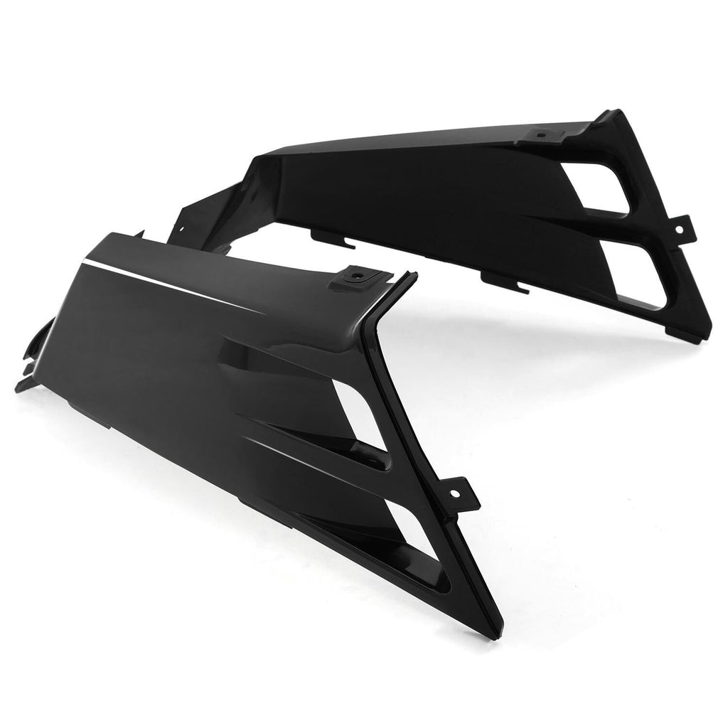 For Yamaha Banshee 350 Gas Tank Side Covers Plastic Wrap 1987-2006 Black