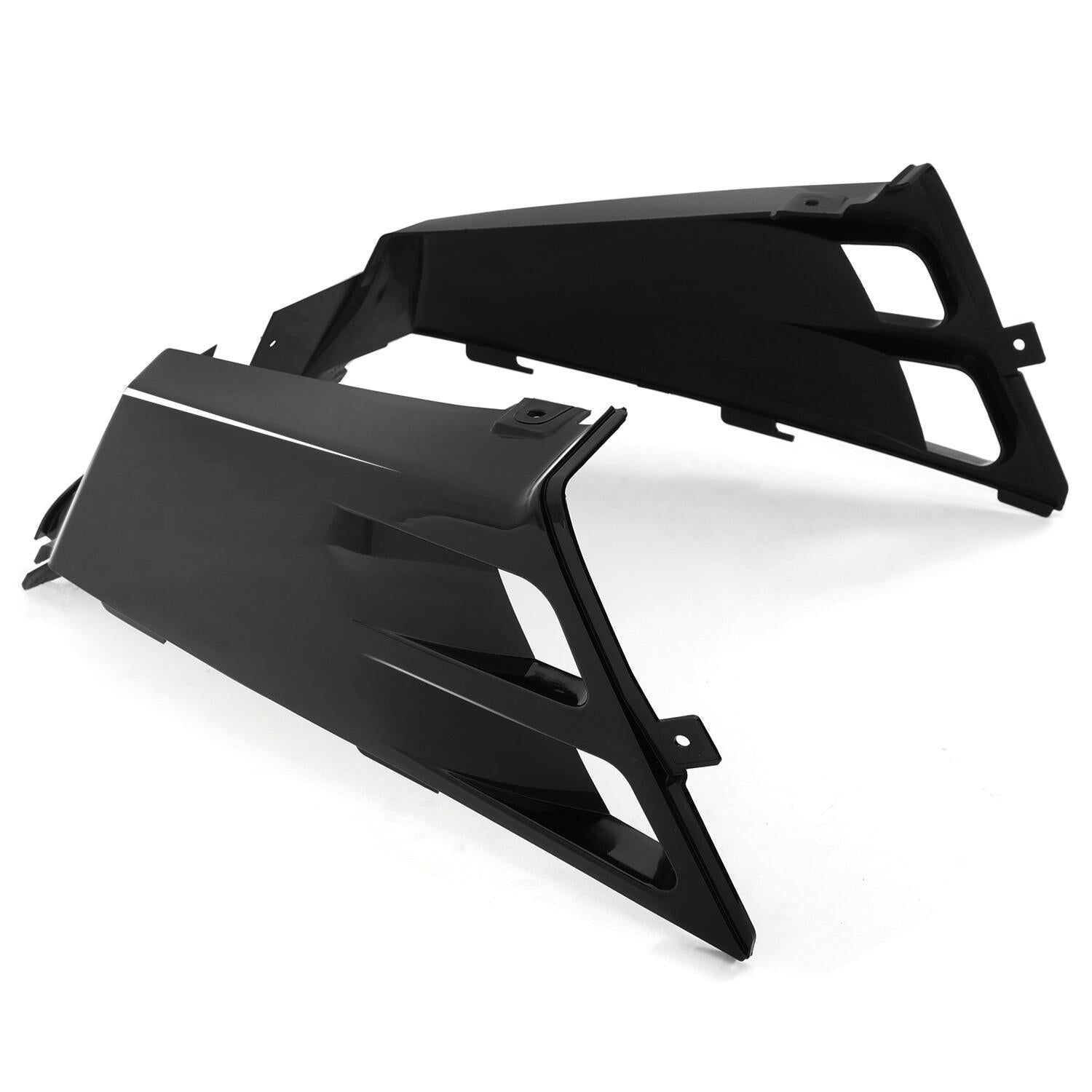For Yamaha Banshee 350 Gas Tank Side Covers Plastic Wrap 1987-2006 Black