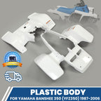 1Set Front & Rear Fender Plastic Body For 1987-2006 Yamaha Banshee 350 White