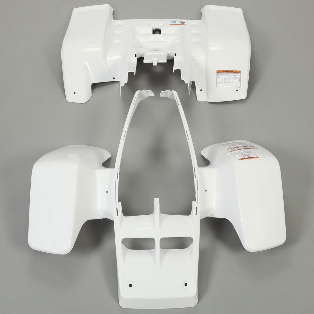 1Set Front & Rear Fender Plastic Body For 1987-2006 Yamaha Banshee 350 White