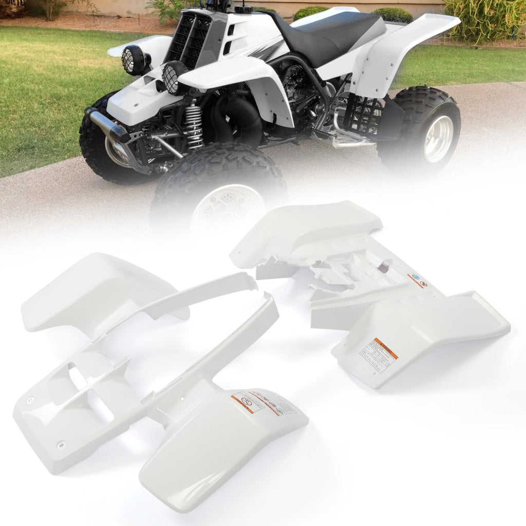1Set Front & Rear Fender Plastic Body For 1987-2006 Yamaha Banshee 350 White