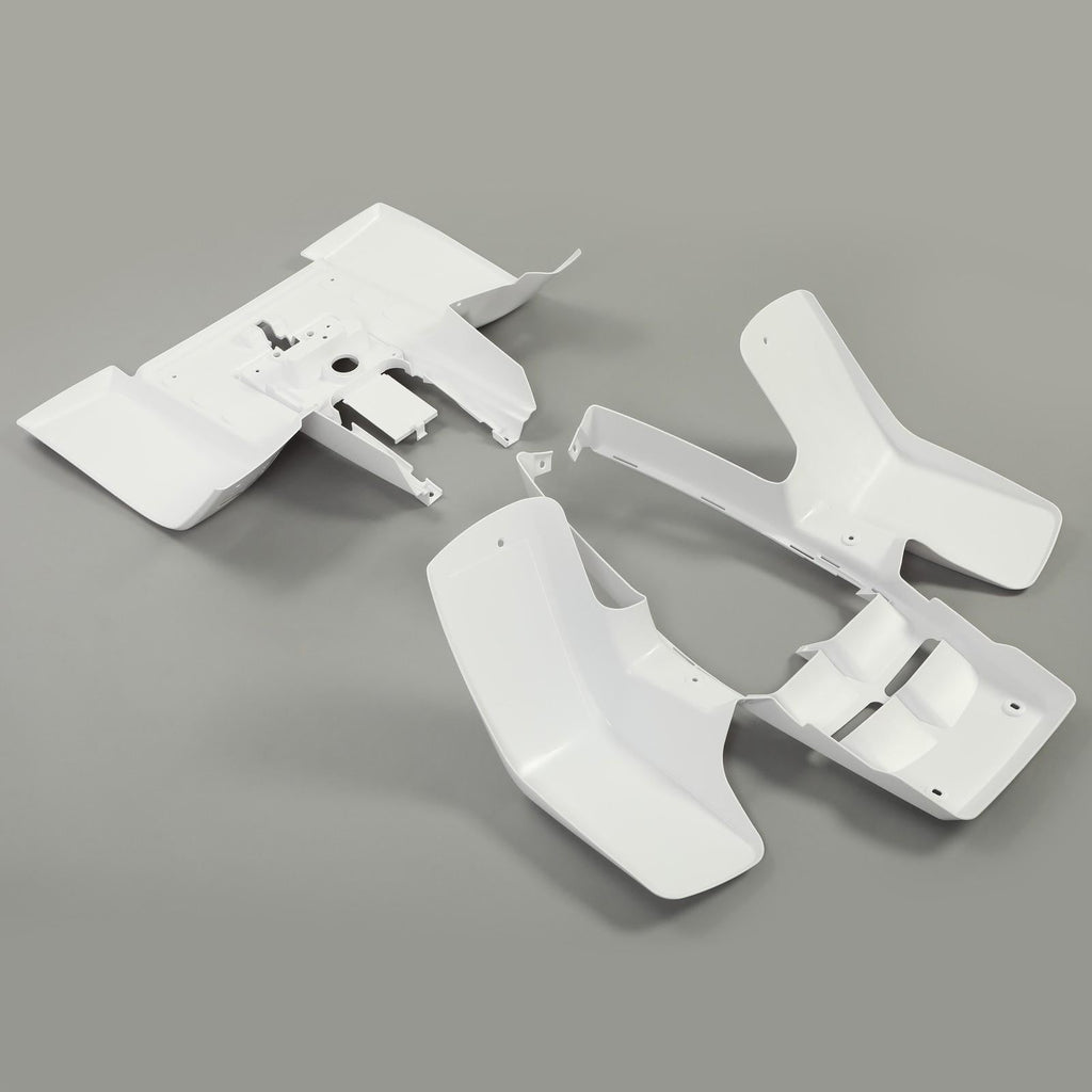 1Set Front & Rear Fender Plastic Body For 1987-2006 Yamaha Banshee 350 White