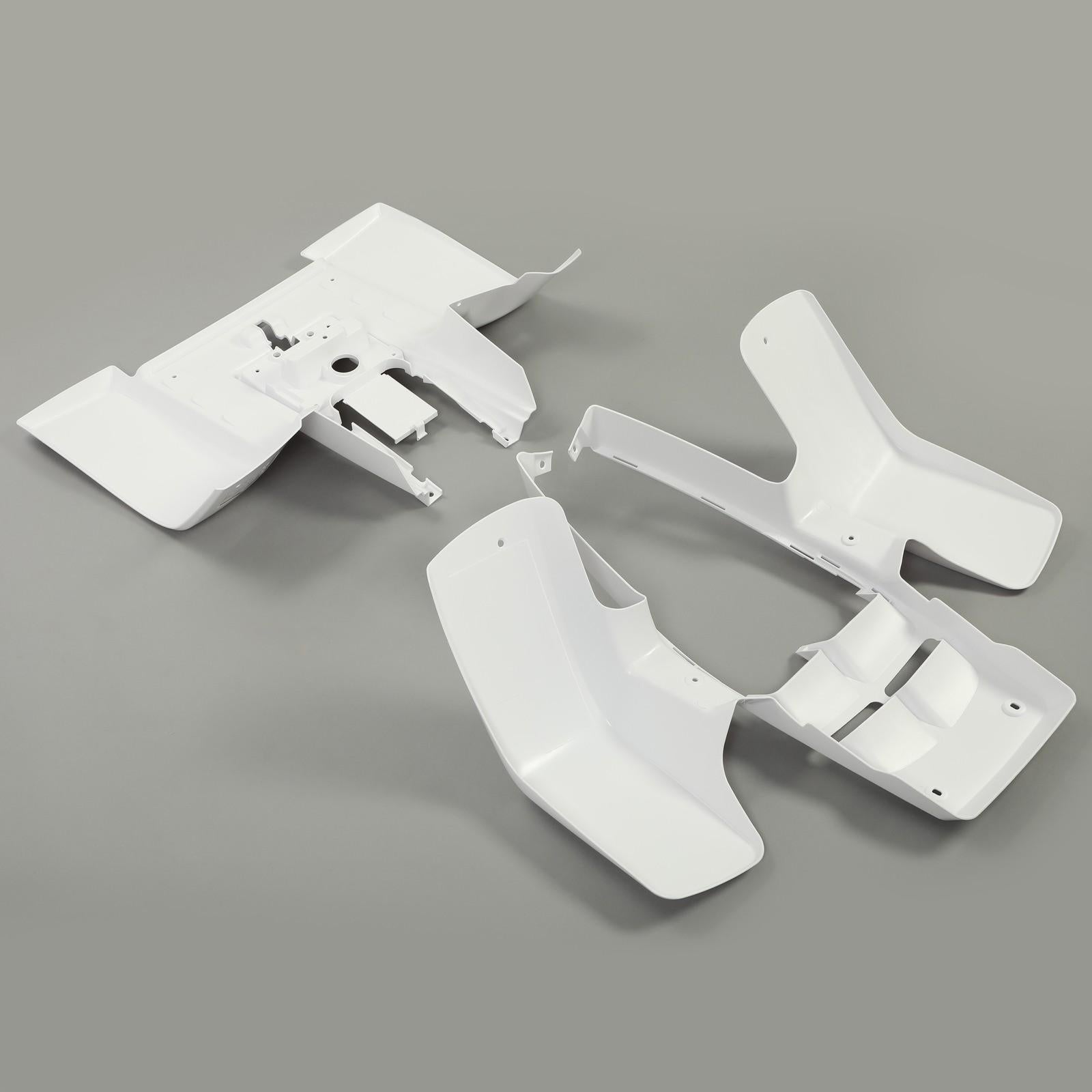 1Set Front & Rear Fender Plastic Body For 1987-2006 Yamaha Banshee 350 White